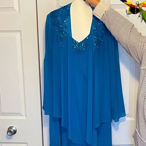 EUC Formal Dress with Matching Shawl